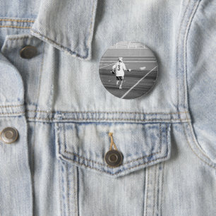 Sports Fan Club Player PHOTO Lacrosse Mom Team Fun 2 Inch Round Button