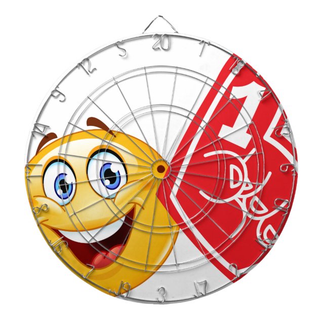 sports fan emoji dartboard (Front)