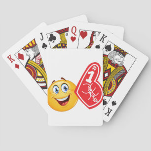 sports fan emoji playing cards