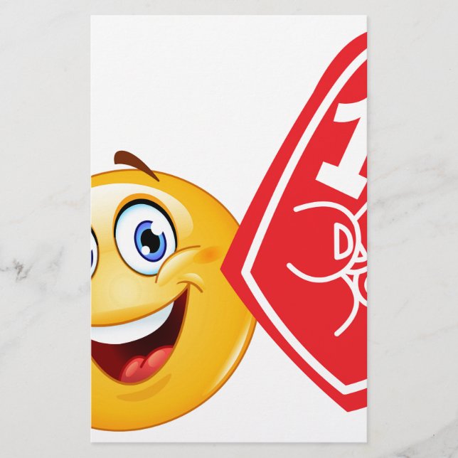 sports fan emoji stationery (Front)