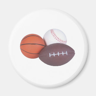 Sports Fan Gifts Basketball Baseball Football Magnet
