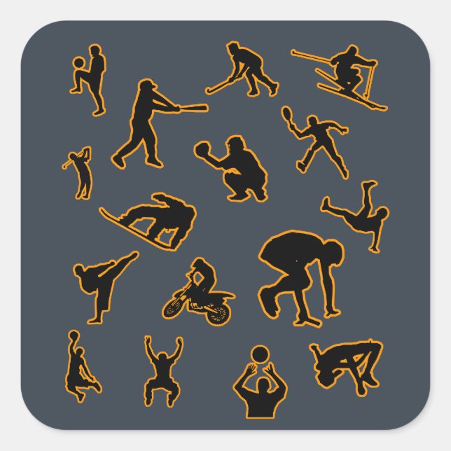 Sports Fanatic stickers (Front)