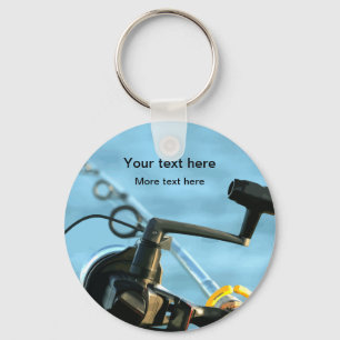 Sports Fishing Theme Custom Keychain