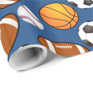 sports wrapping paper