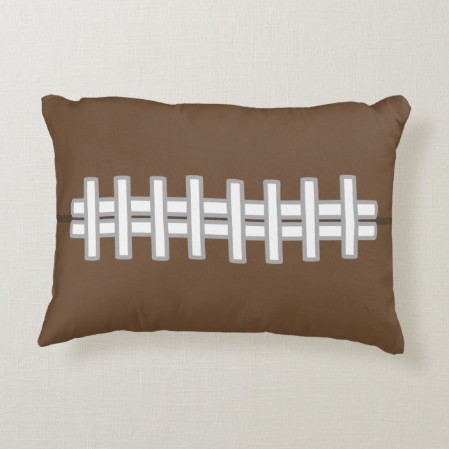  Sports Football Throw Pillow (Back)
