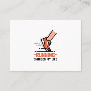 sports for runners business card