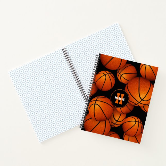 sports gifts boys girls basketball athlete notebook (Inside)