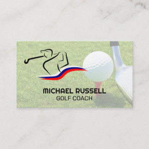 Sports   Golf Course   Club House Business Card