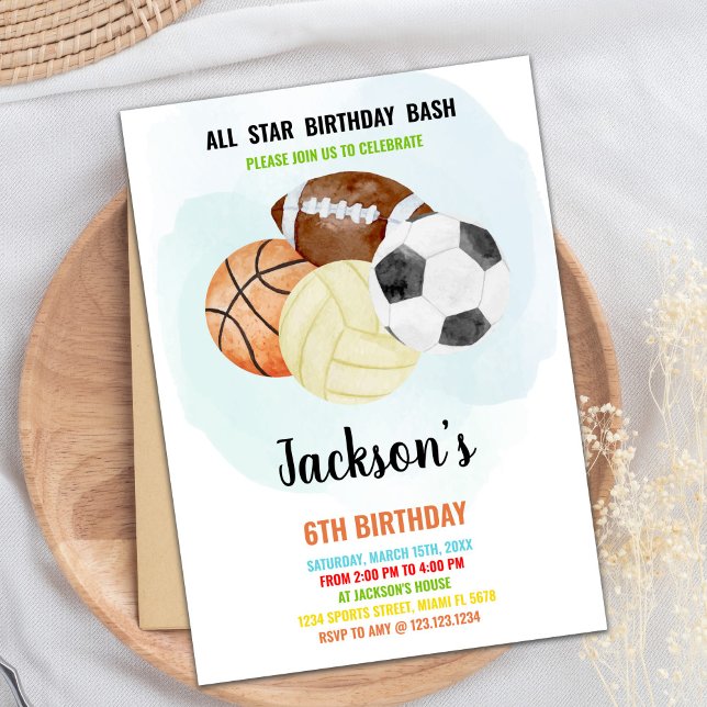 Sports Invitations (Sports Invitations)