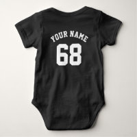 Sports Jersey Custom Name and Number Backside