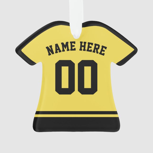 Sports Jersey Nom et numéro Modèle de l'ornement (dos)