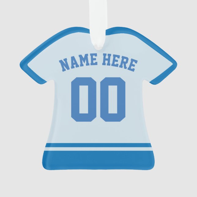 Sports Jersey Nom et numéro Retour Imprimer Modèle (dos)