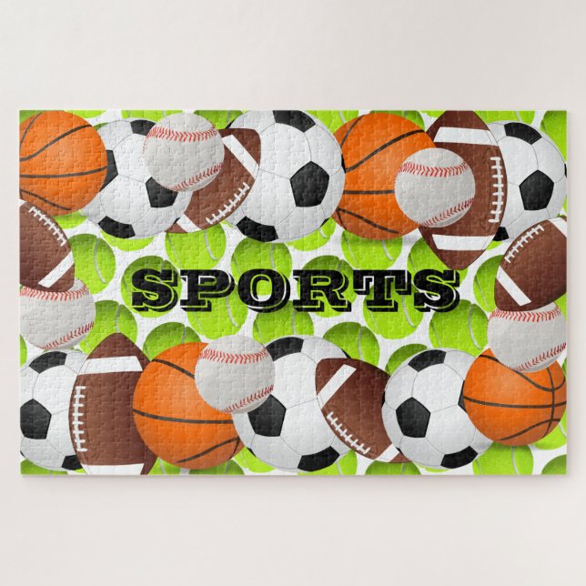 Sports Kid's Jigsaw Puzzle (Horizontal)