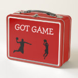 Sports Line Collection - Metal Lunch Box<br><div class="desc">Sports Line Collection - Sports Theme  Lunch Box</div>