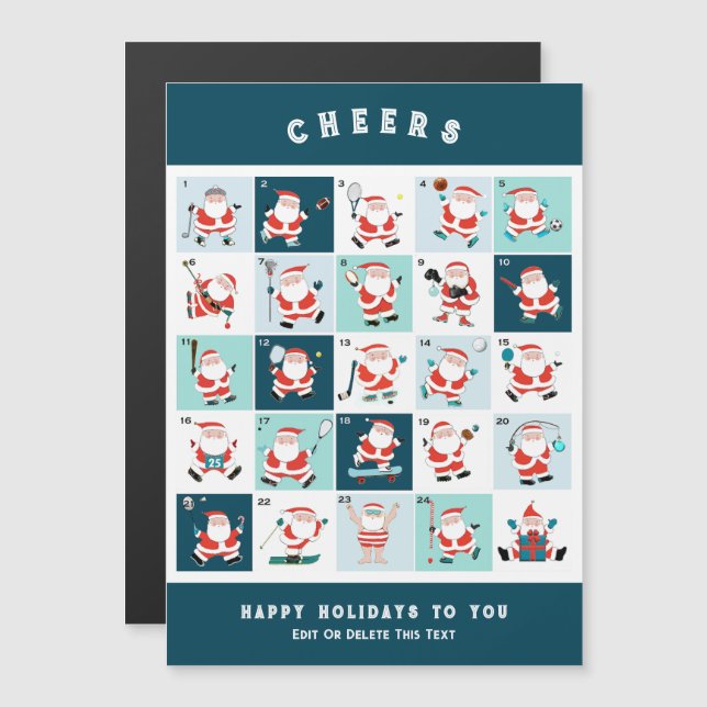 Sports Lover Christmas Gift Cards (Front/Back)