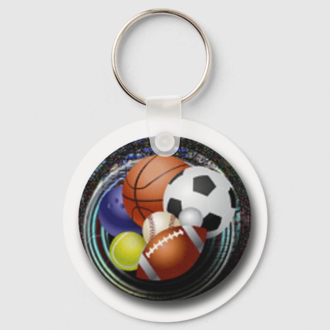 Sports Lover Keychain (Front)