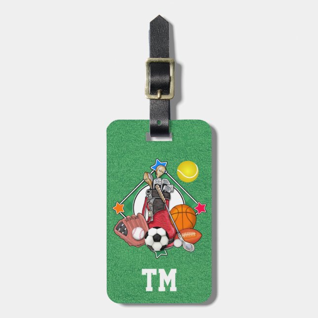 Sports Luggage Tag - SRF (Front Vertical)