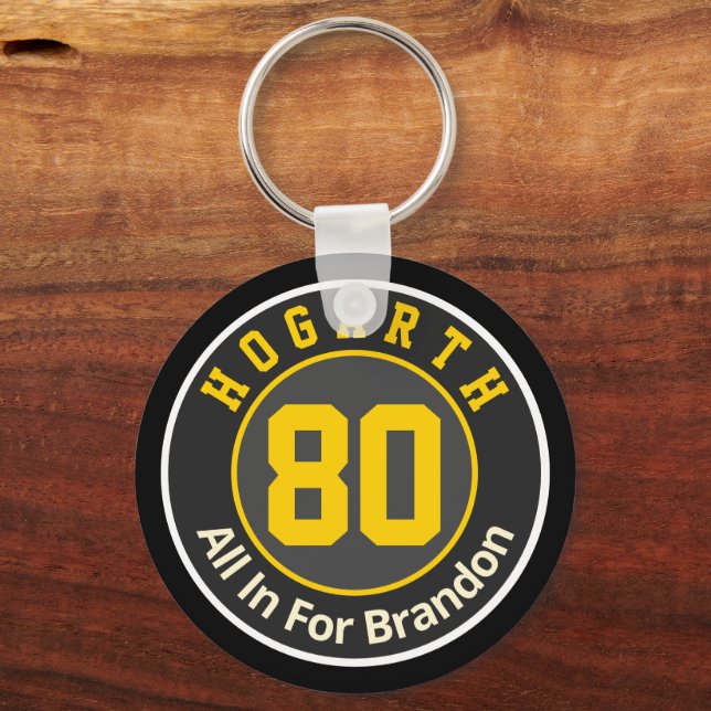 Sports Memorial Team Keychain (Front)