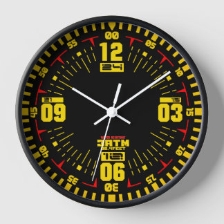 Sports military modern tactical style yellow watch clock