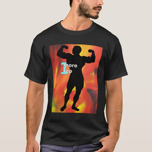 Sports Modern Elegant Bodybuilding Pop Art Trendy T-Shirt (Front)