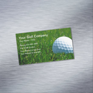 Sports modernes Golf Thème Cartes de visite magnét