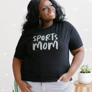 Sports mom cool black and white T-Shirt