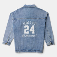 Sports Mom of Player Number with Mascot