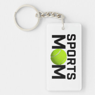 Sports Mom Tennis Design  Keychain