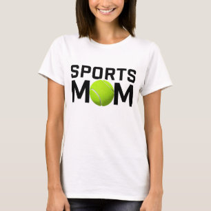 Sports Mom Tennis Design T-Shirt
