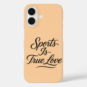 Sports Motivation iPhone 16 Cases – True Love 