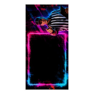Sports Neon Board Poster