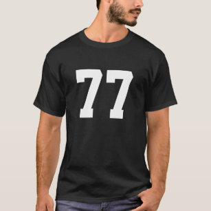  Number #7 Number 7 T-Shirt : Clothing, Shoes & Jewelry