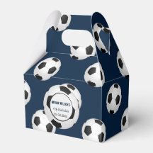 Sports Party Soccer theme Personalized favour box