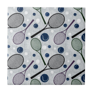 Sports pattern for tennis fans. tile