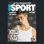 Sports Personalized Magazine Cover Poster<br><div class="desc">Sports Personalized Magazine Cover</div>