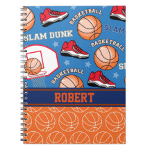 SPORTS Personalized Name Basketball Fan Pattern
