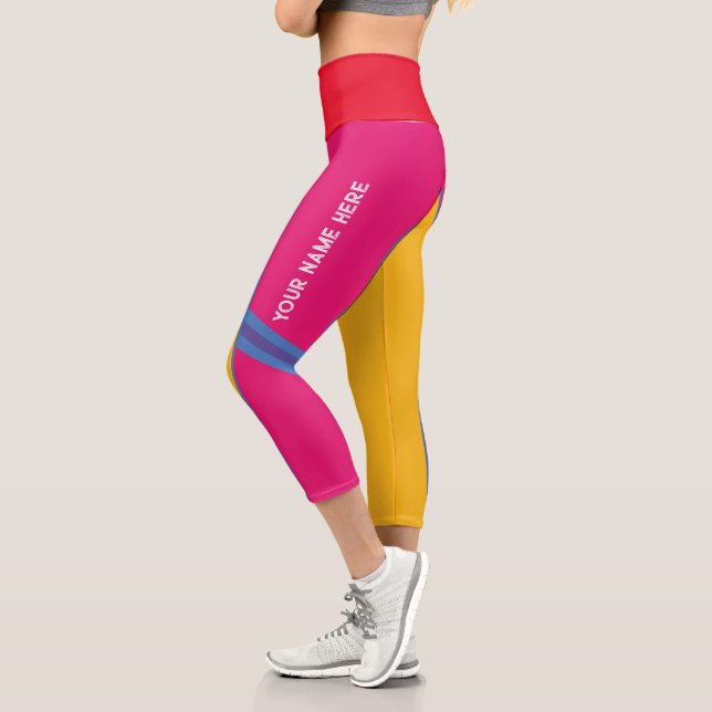 Sports personnalisables Votre NOM/Vos Leggings CLU (Gauche)