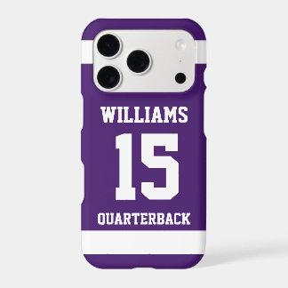 Sports Player Purple and White