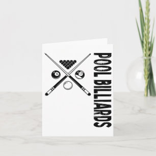 Sports Pool Billiards  Card