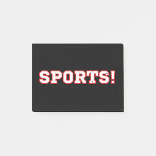 Sports Post-it Notes