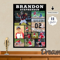 Sports Senior Night 11 Photo Collage Personalized