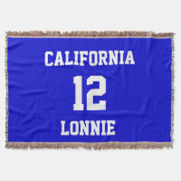 Sports Team Fan Customized Medium Blue