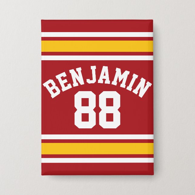 Sports Team Football Jersey Custom Name Number (Front)