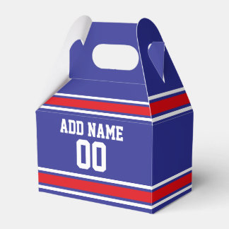 Sports Team Jersey with Custom Name and Number Favor Box