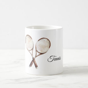 Sports Tennis Rackets Coffee Mug