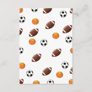 Sports Theme Invitation