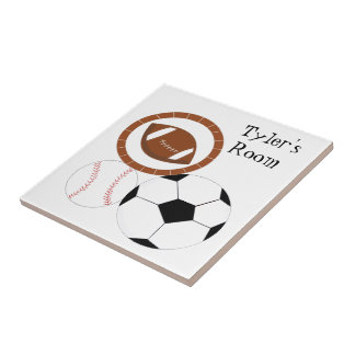 Sports Theme - Name Tile