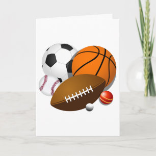 Sports-themed Fathers' Day Card
