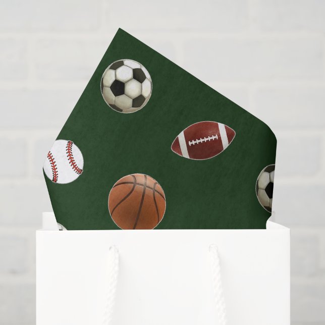 Sports Themed Gift Tissue Paper (Gift Bag)