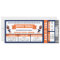Sports Ticket Baby Shower Invitation, Blue, Orange